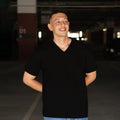 Polo T-Shirt / V-Nick T-Shirt Black